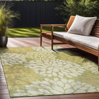 Beverly Rug Outdoor Rug 9x12 Modern Exotic Tropical Leaf Area Rugs by BeverlyRug