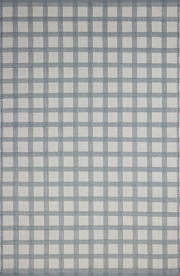 Loloi Magnolia Home by Joanna Gaines Ryder Collection RYD-02 Blue/Ivory 5'-0" x - Image 2