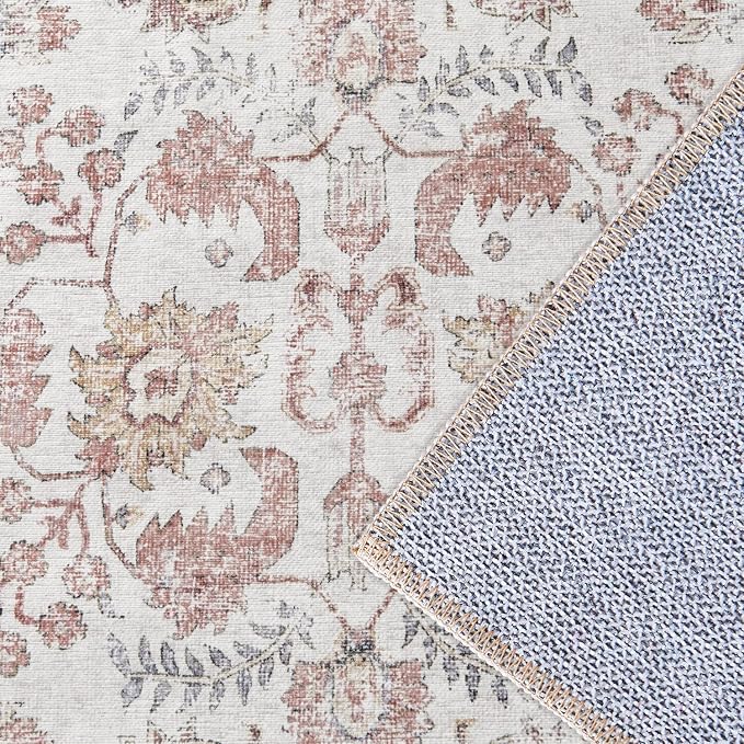 jinchan Runner Rug 2x6 Washable Hallway Rug Vintage Indoor Thin Retro Floor - Image 9