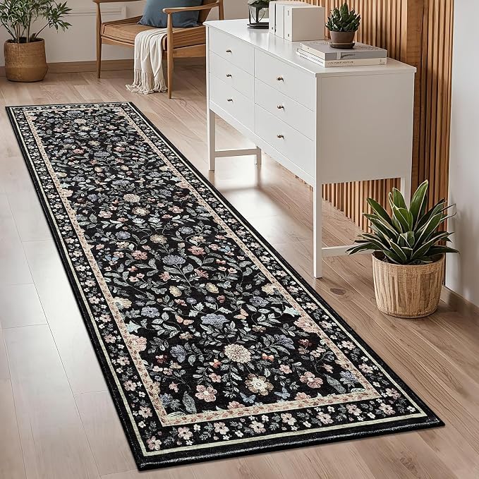 GarveeHome Washable Runner Rug 2.5 x 8 Non-Slip Non-Shedding Soft Vintage by GarveeHome
