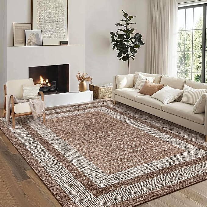GarveeHome Area Rug 8x10 Modern Geometric Living Room Rug Non Slip, Thin - Image 2