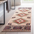 Well Woven Lizette Cream Traditional Medallion Runner Rug 3x10 by WellWovenRugs