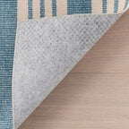 Dash & Albert Talos Blue Machine Washable Rug, 6 X 9 Feet - Image 6
