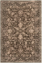 KILOCOCO Area Rug 3x5 Entryway Rug Washable Printed Vintage Floral Rubber - Image 9