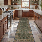 Bavni Washable Rug Runners for Hallways-Vintage Runner Rug 2'6''x10 Low Pile - Image 7
