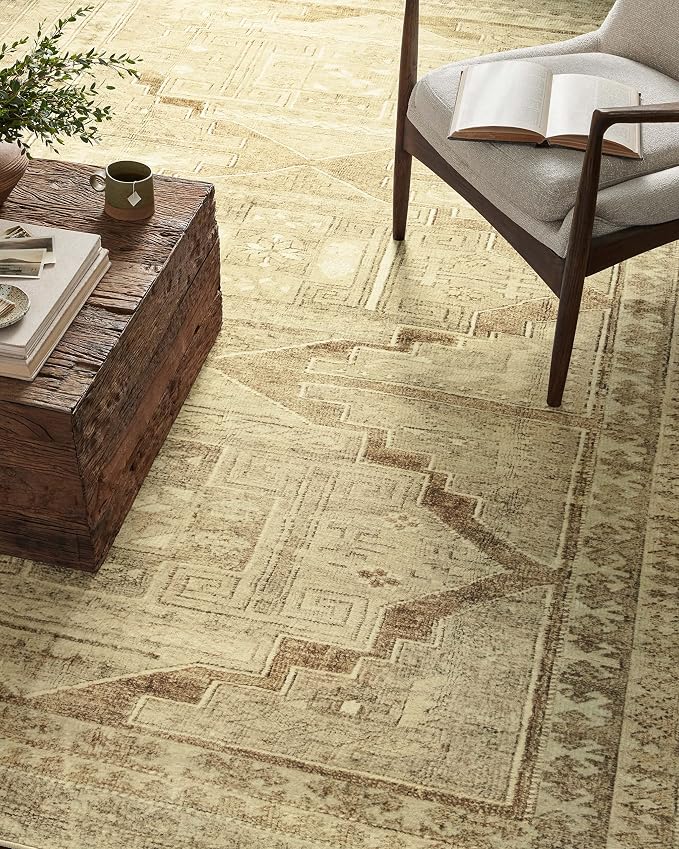 Loloi Magnolia Home by Joanna Gaines Sinclair Collection SIN-02 Khaki/Tobacco - Image 7
