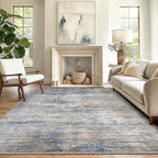 GENIMO Washable Area Rugs for Living Room, 8x10 Modern Non Slip Rugs, Low Pile - Image 2
