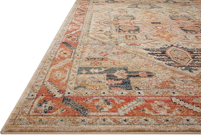 Loloi Jocelyn Collection JOC-01 Sand/Multi 7'-10" x 10' .38" Thick Area Rug - Image 5
