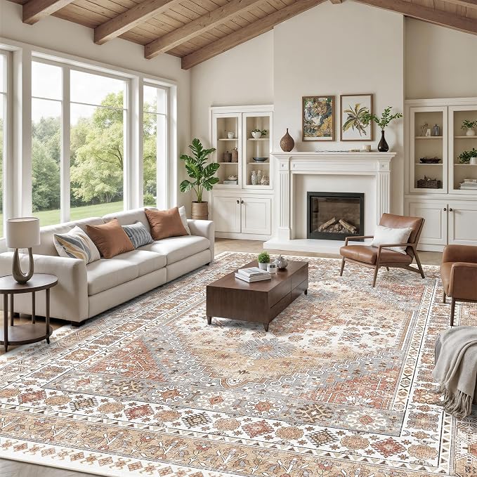 zesthome 12x15 Area Rugs, Large Washable Rug, Ultra-Thin Stain Resistant Rugs - Image 3