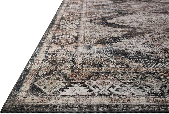 Loloi Amber Lewis Josie Collection JOS-04 Ink/Earth 2'-3" x 3'-9", .13" Pile - Image 6