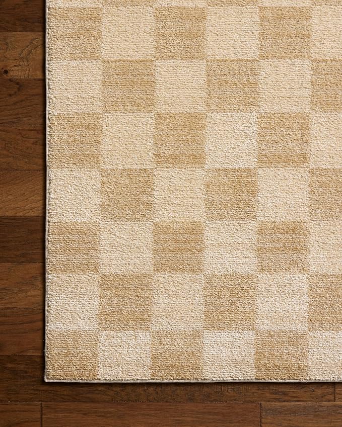 Loloi Chris Loves Julia Calvin Collection CLV-01 Wheat/Ivory 2'-7" x 7'-6" - Image 6