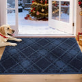 COSY HOMEER Plaid Door Mat 20" x 32", Dirt Trapper Entryway Rugs, Non-Slip by COSYHOMEER