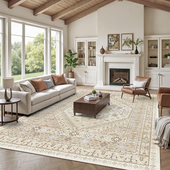 zesthome 10x14 Area Rugs, Stain Resistant Washable Rug, Ultra-Thin Rugs - Image 8