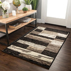 Superior Rockwood 3 Piece Indoor Area Rug Set, Jute Backing, Modern Color Block - Image 7