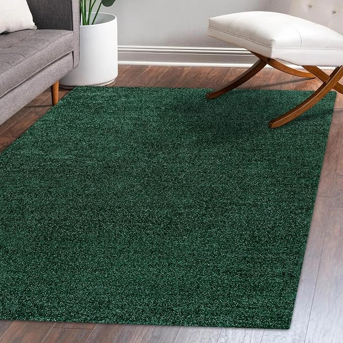 Eyely UES100L-4 Supersoft Haze Solid Low-Pile Indoor Area Rug - Image 7