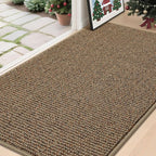 BEQHAUSE Dirt Trapper Door Mat 36" x 60", Non-Slip Washable Doormats Entrance by BEQHAUSE