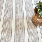 Dash & Albert Ellington Stripe Grey Machine Washable Rug, Runner-2.5 X 8 Feet - Image 2