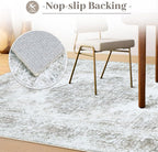 Area Rug 10x14 Living Room Rugs, Machine Washable Vintage Distressed Medallion - Image 7