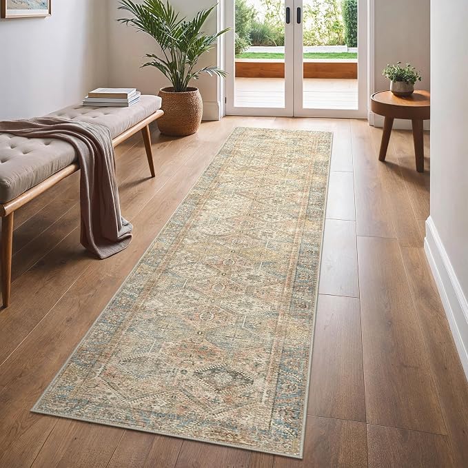 Bavni 2x10 Runner Rug Non Slip, Machine Washable Rug Runners - Image 3