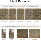 8x10 Brown Washable Vintage Area Rug - Image 5