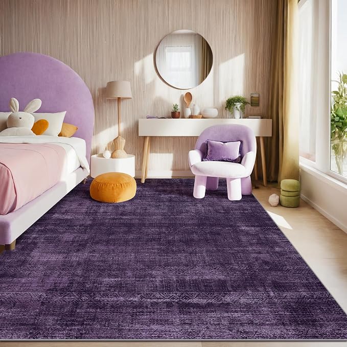 Kokia Abstract Area Rugs 8x10 Bedroom Soft Living Room Rugs Washable Distressed - Image 6