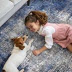 GENIMO Washable Area Rugs for Living Room, 9x12 Modern Non Slip Rugs, Low Pile - Image 10