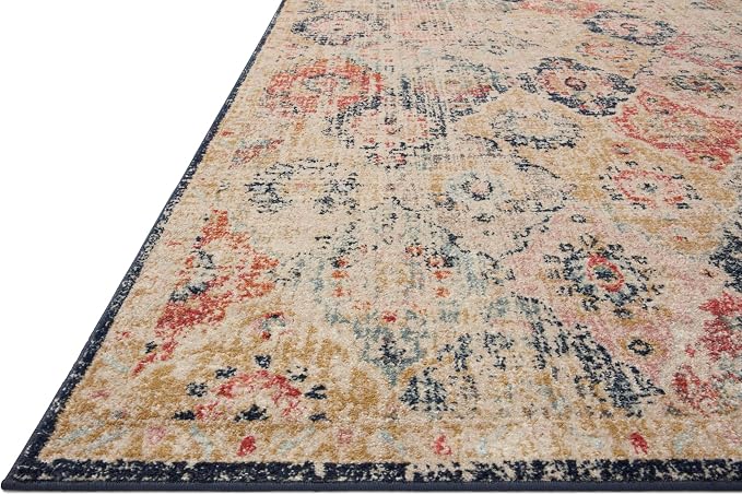 Loloi Jocelyn Collection JOC-07 Khaki/Multi 2'-3" x 7'-6" .38" Thick Runner Rug - Image 4