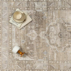 8x10 Washable Vintage Area Rug for Living Room Bedroom Non Slip Distressed - Image 7