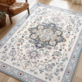 Phantoscope Washable Area Rug 9'x12' Non-Slip, Vintage Boho Rugs by Phantoscope