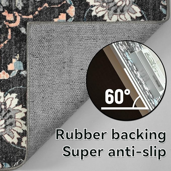 YJ.GWL Area Rugs for Living Room 4x6 Machine Washable Rugs for Bedroom - Image 6