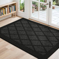 COSY HOMEER Non-Slip Door Mat 32"x48", Entryway Rugs Low Profile Absorbent Dirt by COSYHOMEER