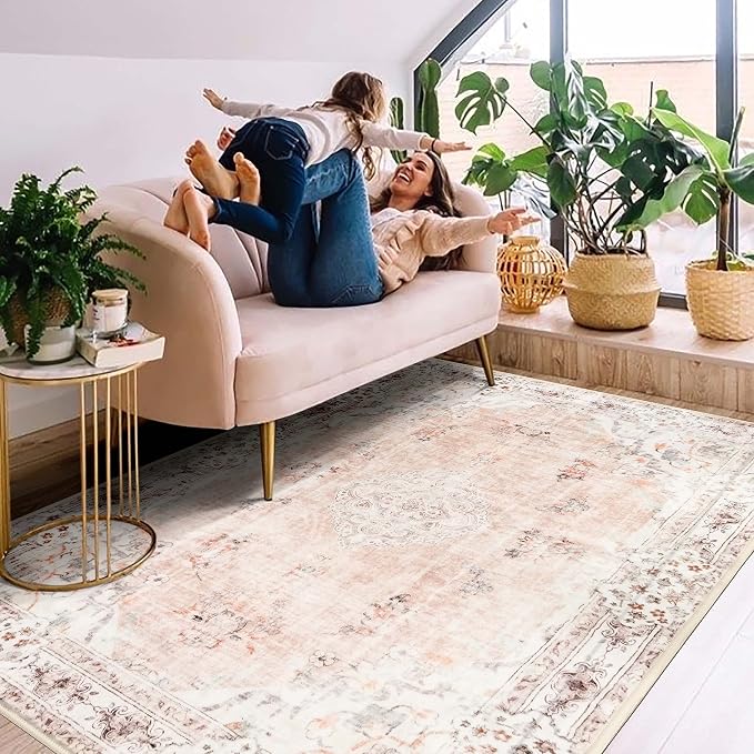 MUJOO Boho Rug 4'x6.5' Area Rugs - Image 2