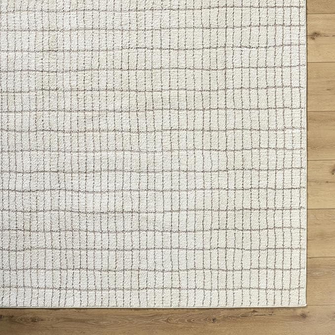 Livabliss x Our PNW Home Cascade Minimalist Striped Area Rug, Ivory/Light Brown - Image 8