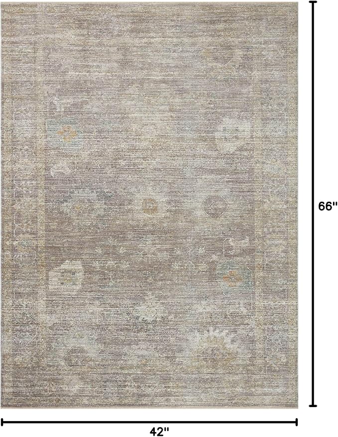 Loloi Magnolia Home by Joanna Gaines Millie Collection MIE-05 Stone/Natural - Image 2