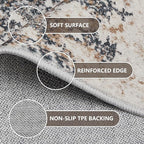 6ft Washable Round Rug - Image 6