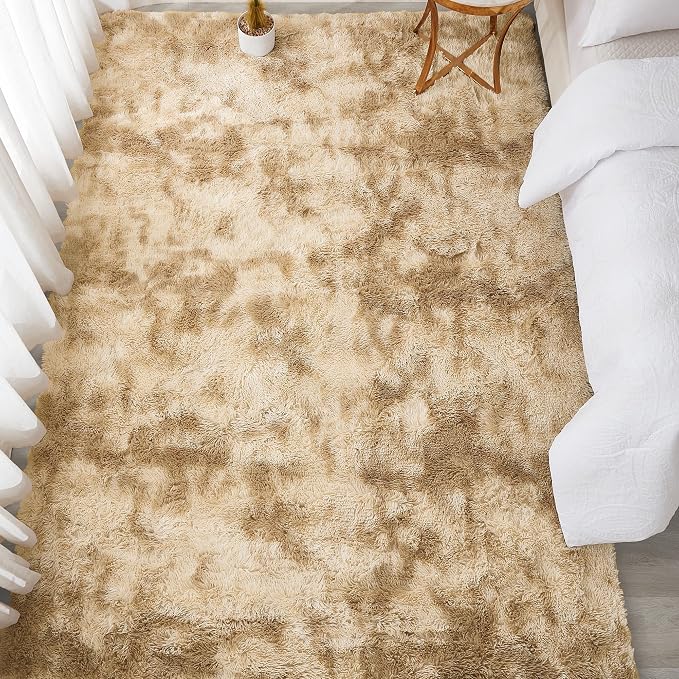 Andency Soft Area Rugs for Living Room Bedroom, 5x8 Fluffy Shaggy Bedside Rug - Image 8