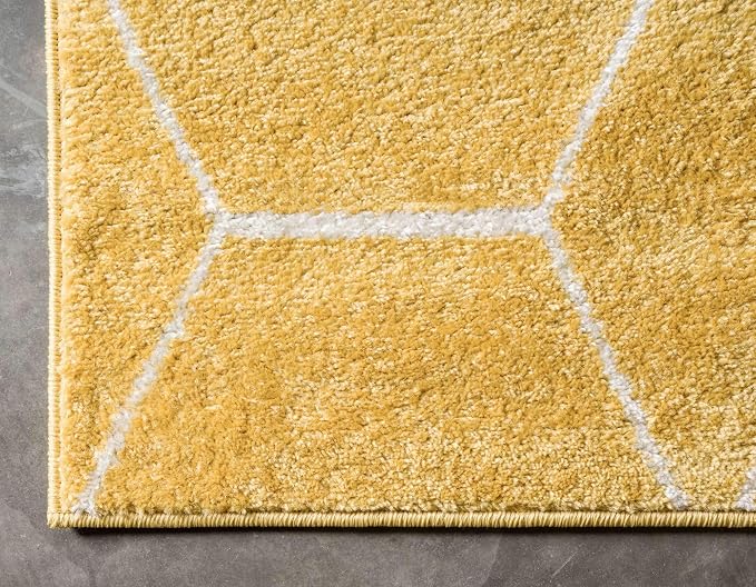 Unique Loom Trellis Frieze Collection Area Rug - Image 7