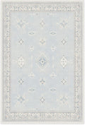 RUGGABLE Washable Vintage Area Rug – Verena Soft Blue 6x9, Stain-Resistant by RUGGABLE