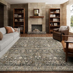 8x10 Washable Area Rugs Ultral Soft Non-Slip Stain Resistant Vintage Boho Large by NoiFamo