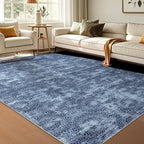 WITSHOCK 5x7 Area Rugs for Living Room: Machine Washable Non Slip Modern by WITSHOCK