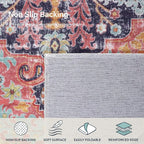 Lahome Bohemian Floral Medallion Runner Rug - Image 5