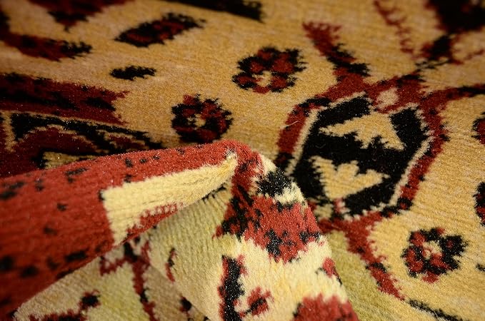 Unique Loom Taftan Collection Border Geometric Tribal Inspired Design Area Rug - Image 18