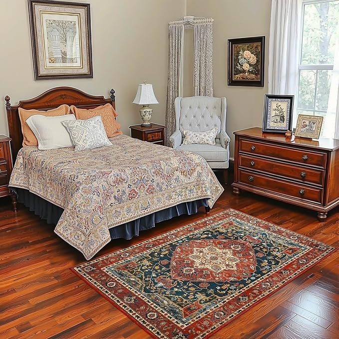 YJ.GWL Area Rugs for Living Room 3x5 Machine Washable Rugs for Bedroom - Image 4