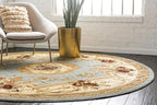Unique Loom Versailles Collection Traditional Classic Floral Motif Area Rug - Image 5