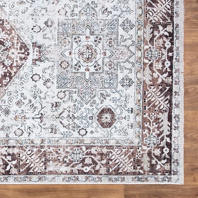 Bloom Rugs Caria Washable Non-Slip 5x7 Rug - Image 6