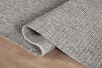 Beverly Rug Easy Jute Gray Rug 5x7 Solid Washable Durable Outdoor Indoor Area - Image 3