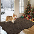 Dog Door Mat for Muddy Paws, 32 * 20 Absorbent Dirt Trapper Long Door Mat by BSICPRO