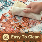 YJ.GWL Area Rugs for Living Room 4x6 Machine Washable Rugs for Bedroom - Image 8