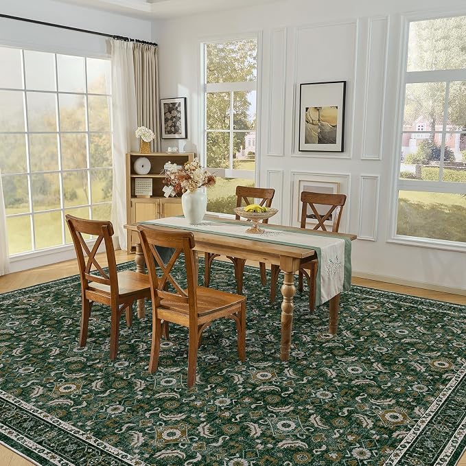 WITSHOCK Living Room Area Rugs 12x15: Soft Non-Slip Backing Washable Rugs - Image 3