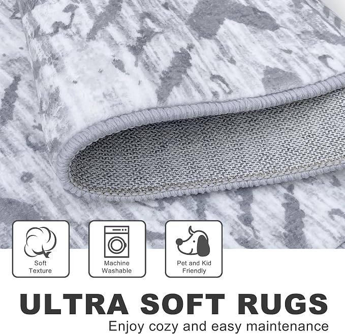 KILOCOCO Boho Kitchen Runner Rug 2x6 Washable Runner Rug, Soft Runners - Image 4